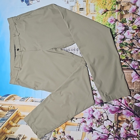 lululemon athletica Tan Chinos & Khakis with‎ Flat Front Style - Picture 1 of 6